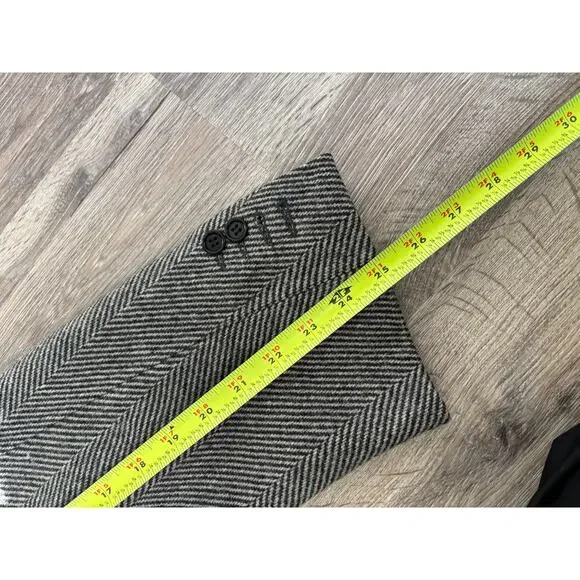 Canali Italian Herringbone Wool Coat Mens Size 36 52 - Picture 11 of 11